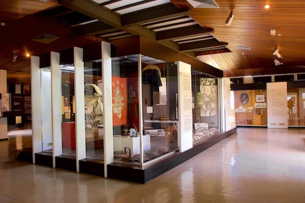 Museum of Tahiti som visar interiörer