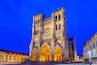 Notre-Dame of Amiens Cathedral. Vast, 13th-century Gothic edifice, famous for lavish decoration & carvings, with 2 unequal towers.