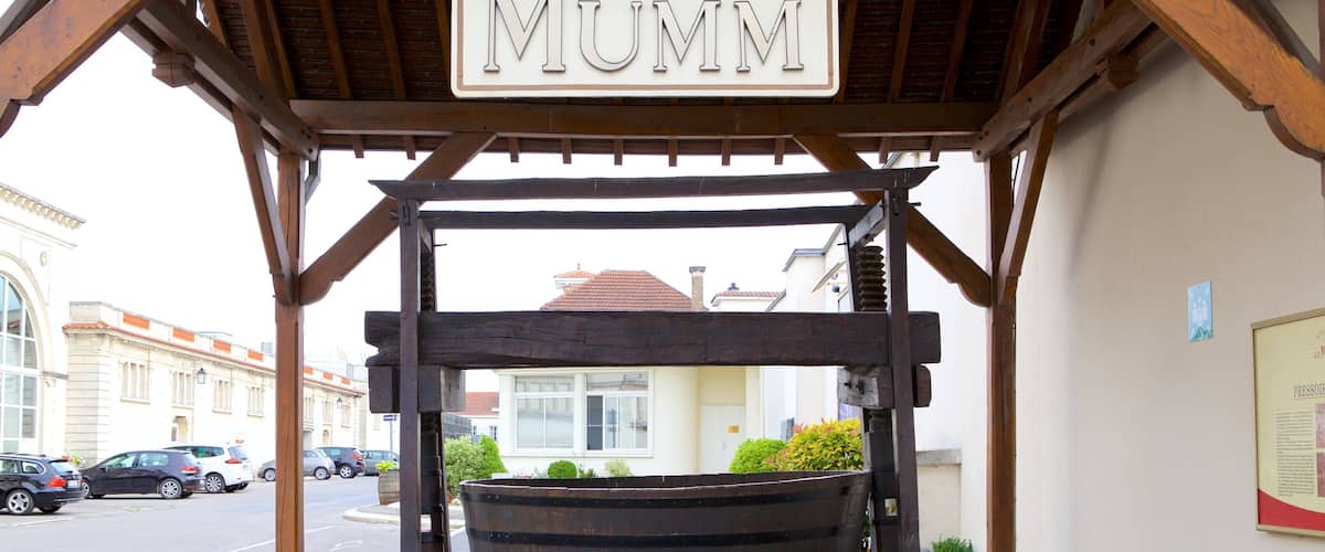Mumm showing heritage elements
