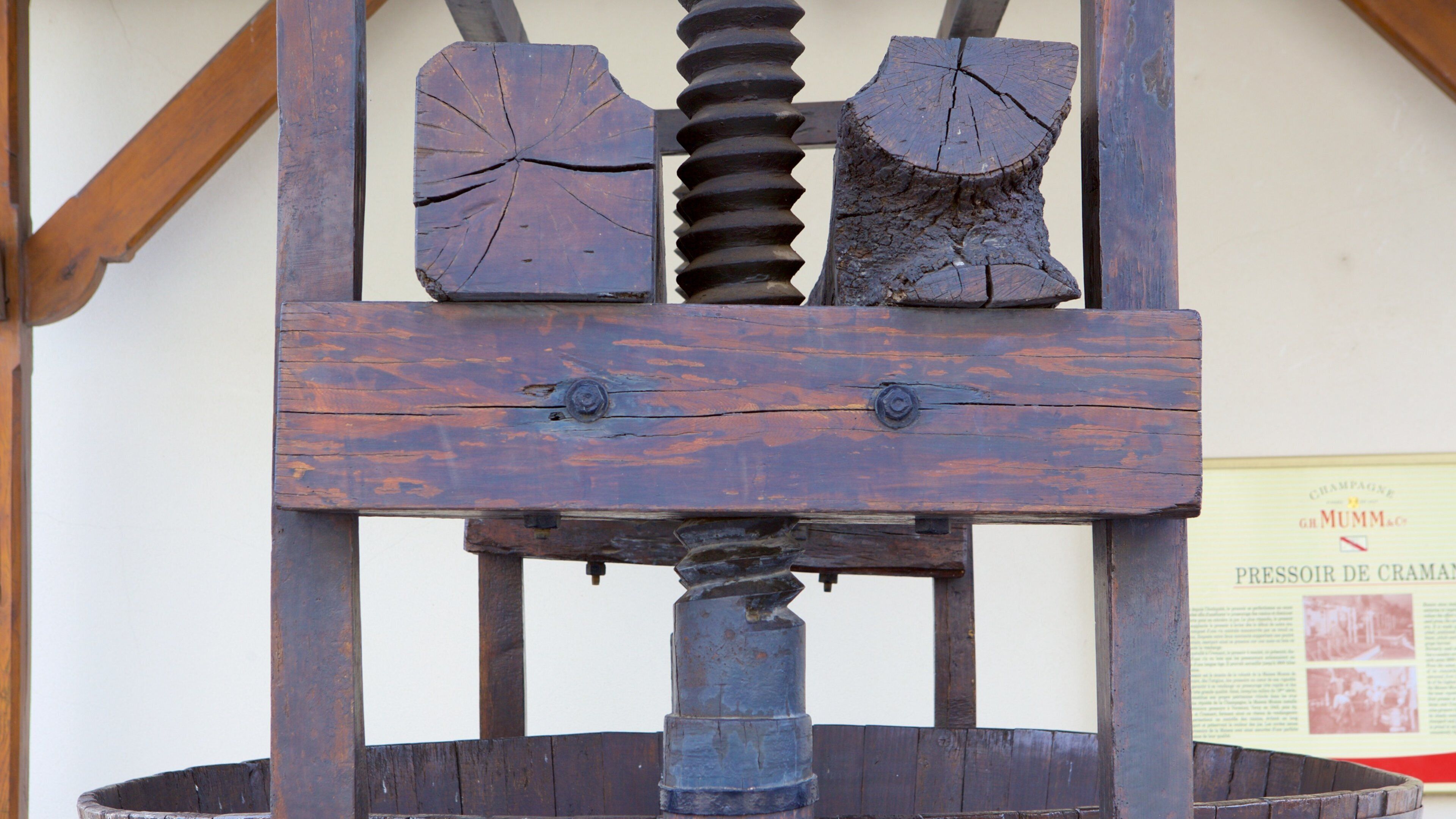 Mumm montrant patrimoine historique