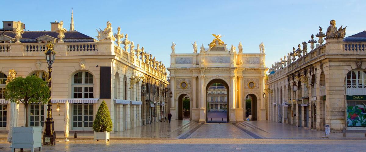 Place Stanislas which includes heritage elements and heritage architecture