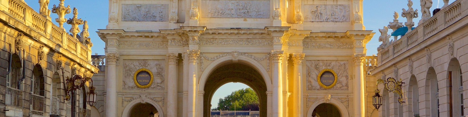 Place Stanislas caracterizando elementos de patrimônio e arquitetura de patrimônio