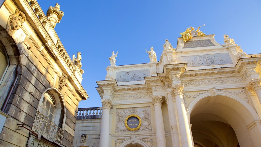 Place Stanislas featuring heritage elements and heritage architecture