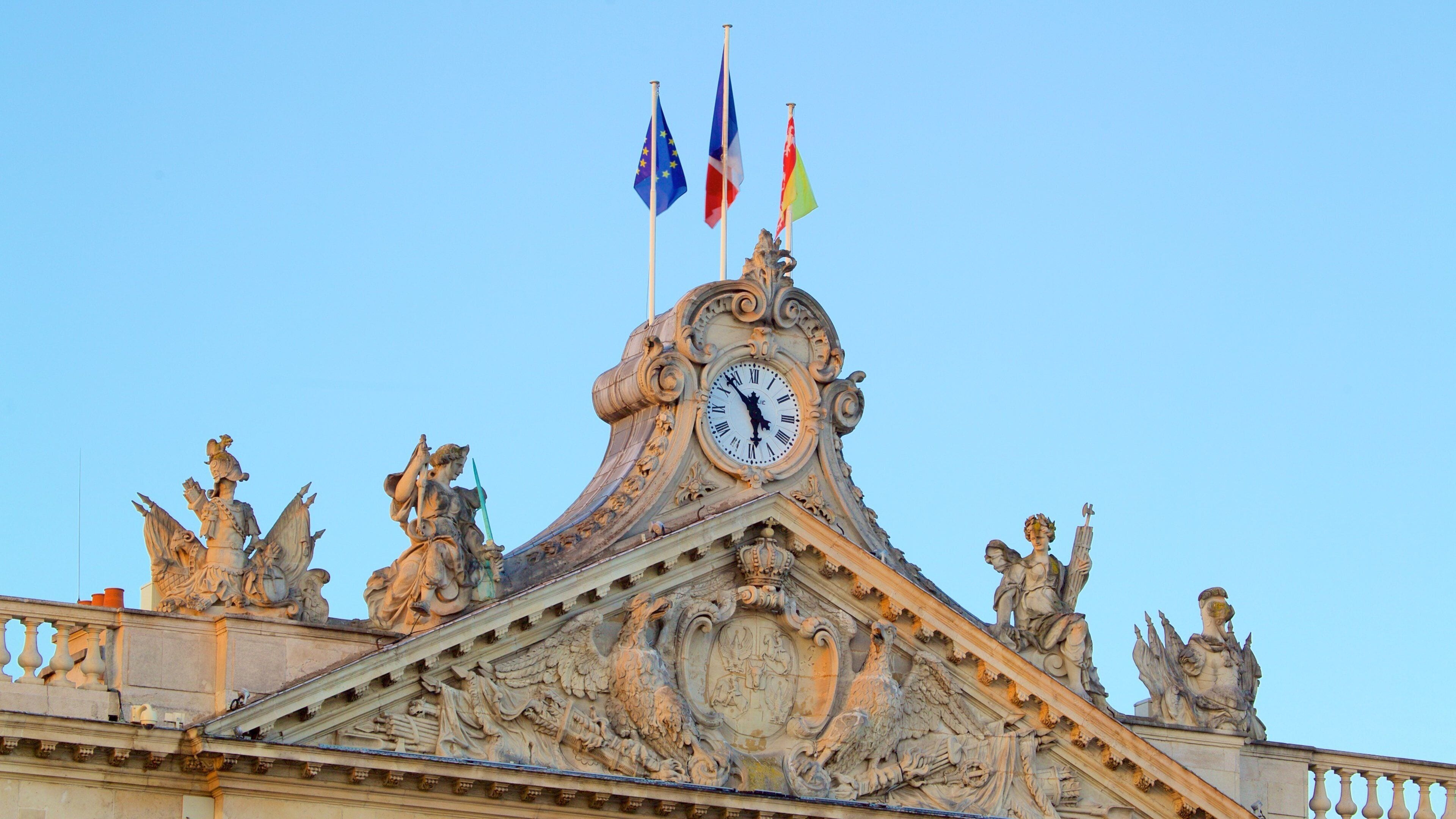 Nancy Hotel de Ville que incluye elementos del patrimonio y patrimonio de arquitectura