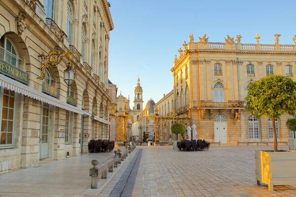 Nancy Hotel de Ville showing a square or plaza, heritage architecture and heritage elements