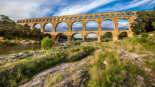 Roman Aqueduct Pont du Gard - Nimes, France