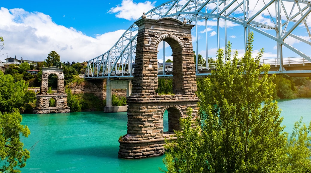Historical bridge, Alexandra, New Zealand.