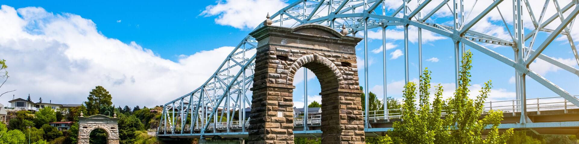Historical bridge, Alexandra, New Zealand.