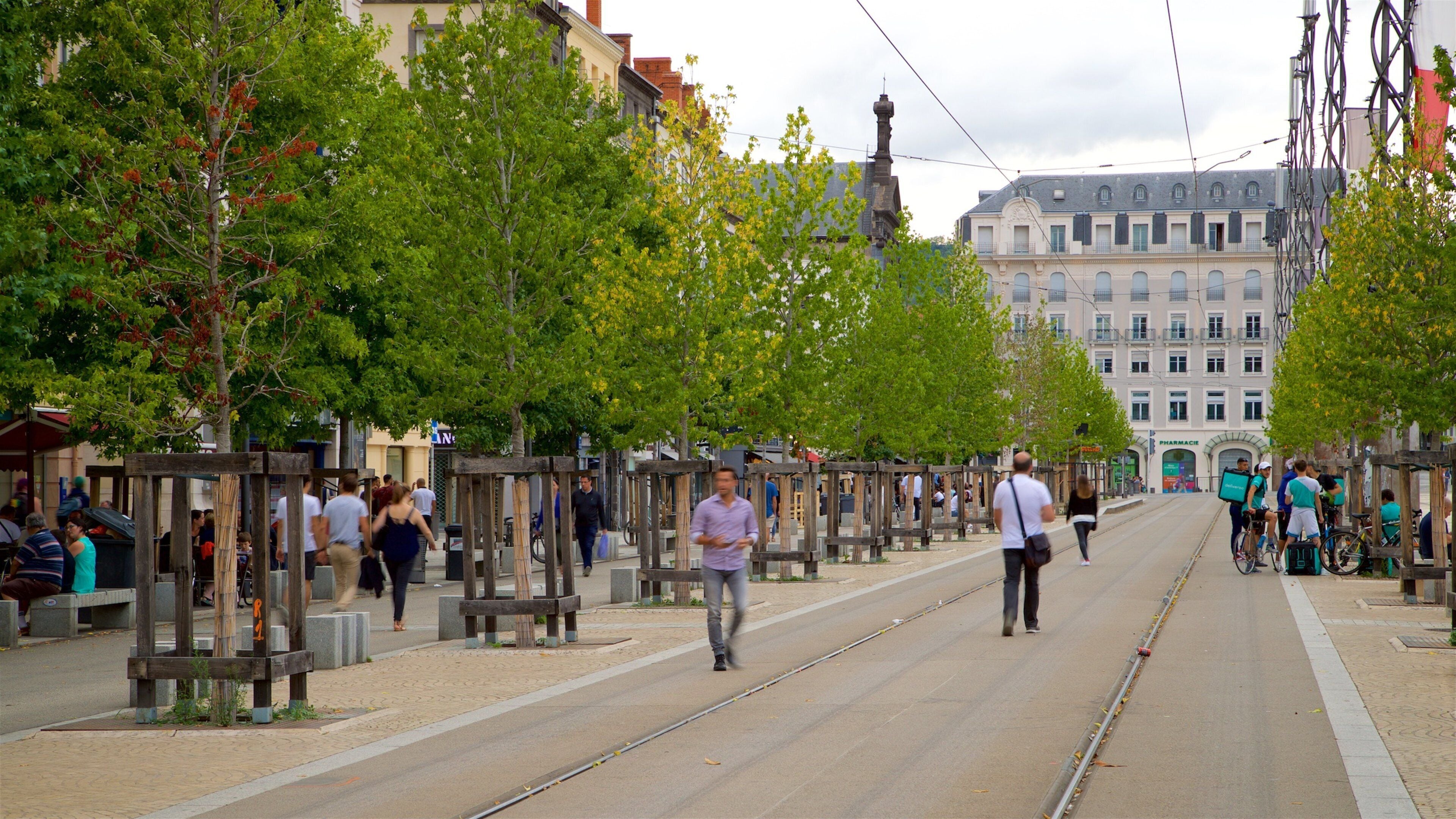 Place de Jaude which includes a city