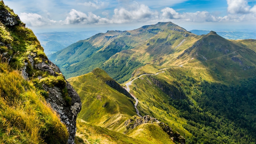 View of Puy Mary, Auvergne, France