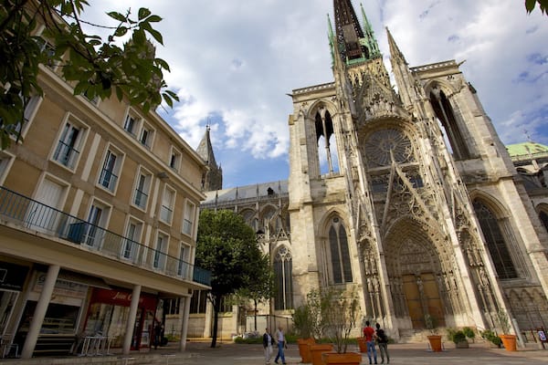 Cathédrale de Rouen montrant église ou cathédrale, patrimoine architectural et patrimoine historique