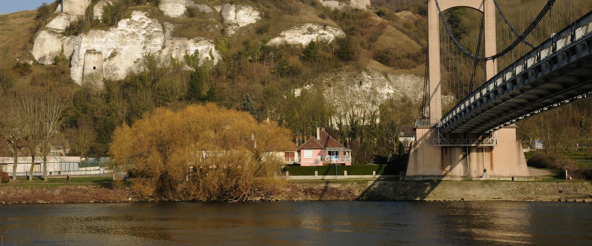 The castle of Chateau Gaillard in Normandy