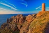 Bretagne,22,cap Frehel : falaises au crépuscule