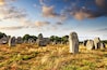 Some of the 3000 standing stones at Carnac, Brittany, France. It is believed that these stones were placed in position around 5000 years ago. , Shutterstock ID 426993847, Purchase Order: -