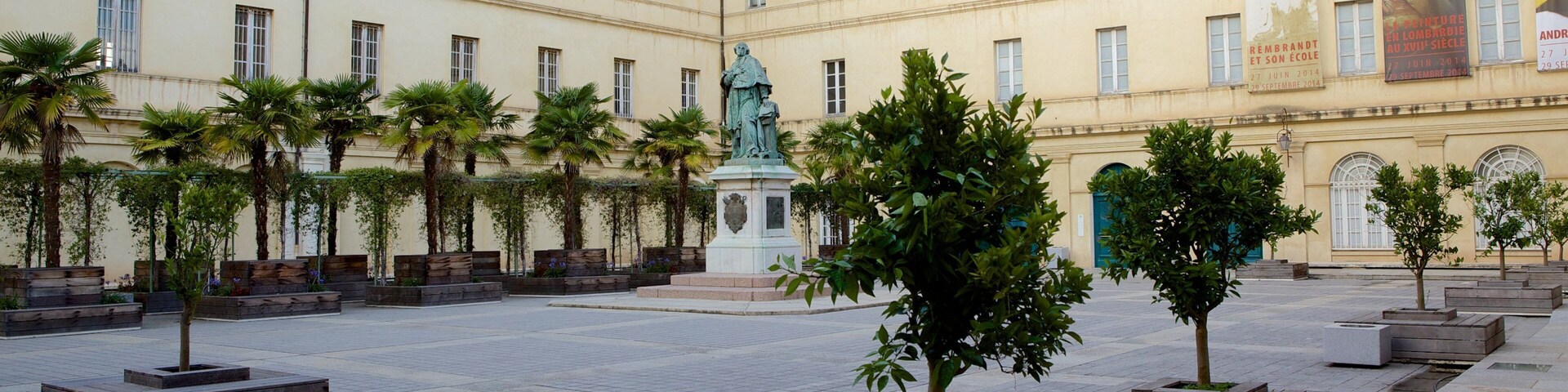 Musee Fesch showing a square or plaza