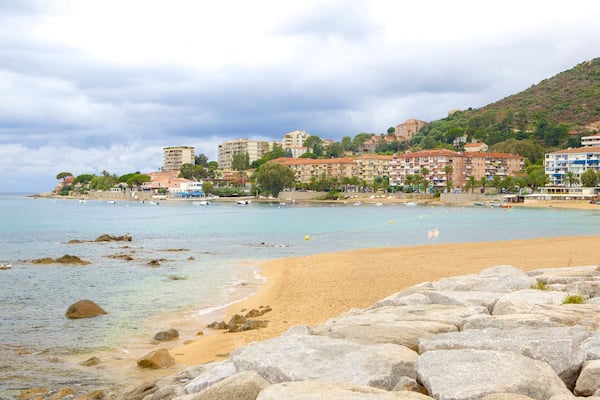 Trottel Beach featuring a coastal town and a sandy beach