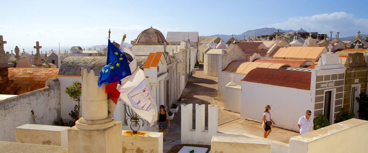 Cimetiere Marin featuring a cemetery