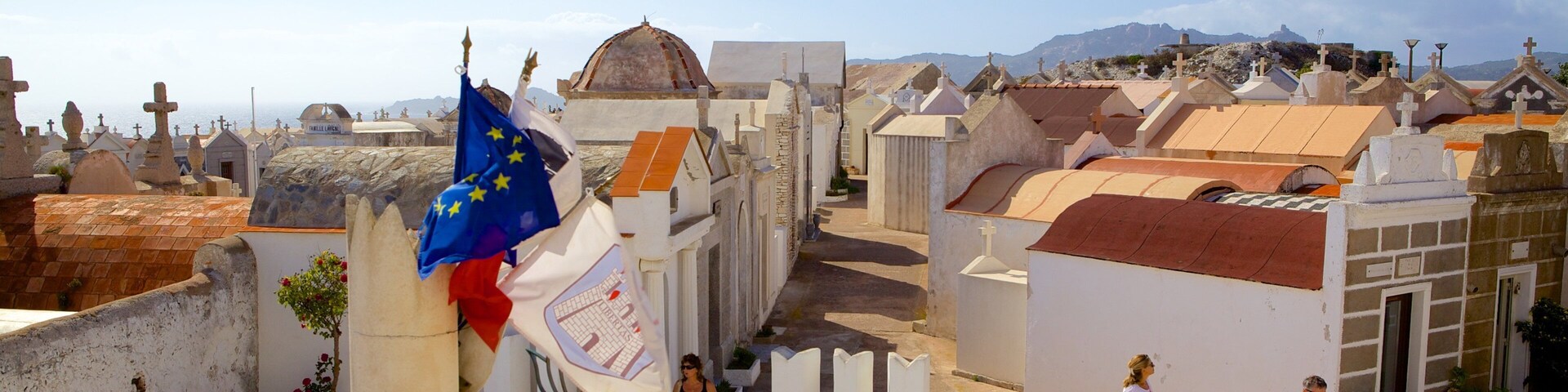 Cimetiere Marin featuring a cemetery