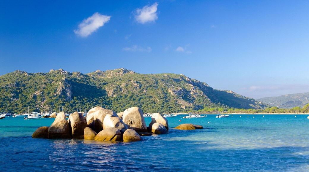 Santa Giulia Beach featuring a bay or harbor and general coastal views