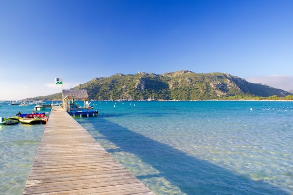 Santa Giulia Beach which includes general coastal views