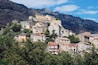 Corte citadel, the capital city of Corsica, France