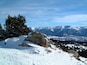 Pyrenees from Roc de la Calme, Font Romeu. Good skiing centre in the French Pyrenees