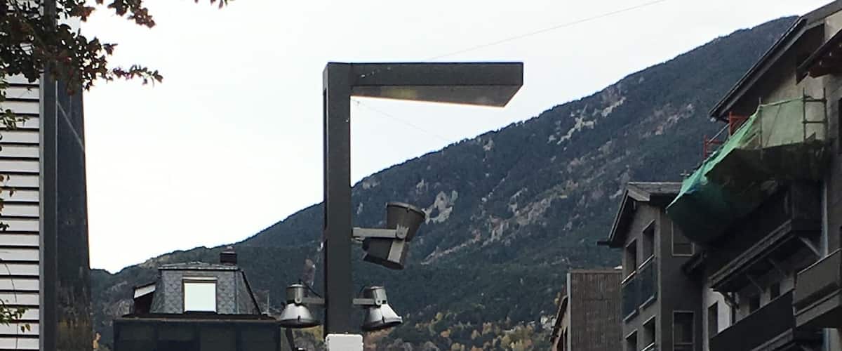 City in a middle of mountains