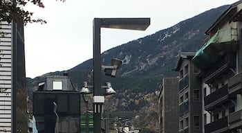 City in a middle of mountains