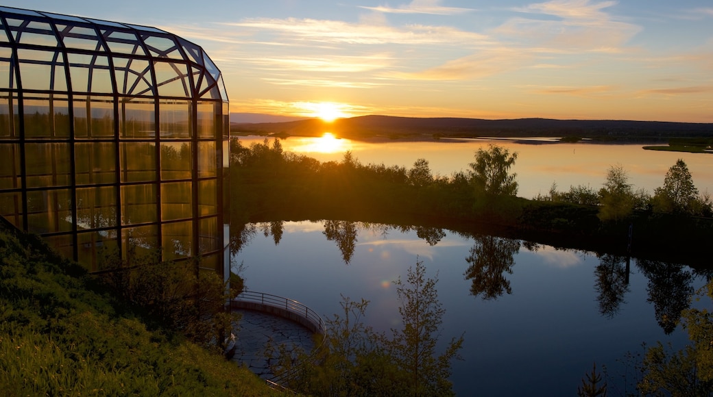 Arktikum featuring a pond, tranquil scenes and landscape views