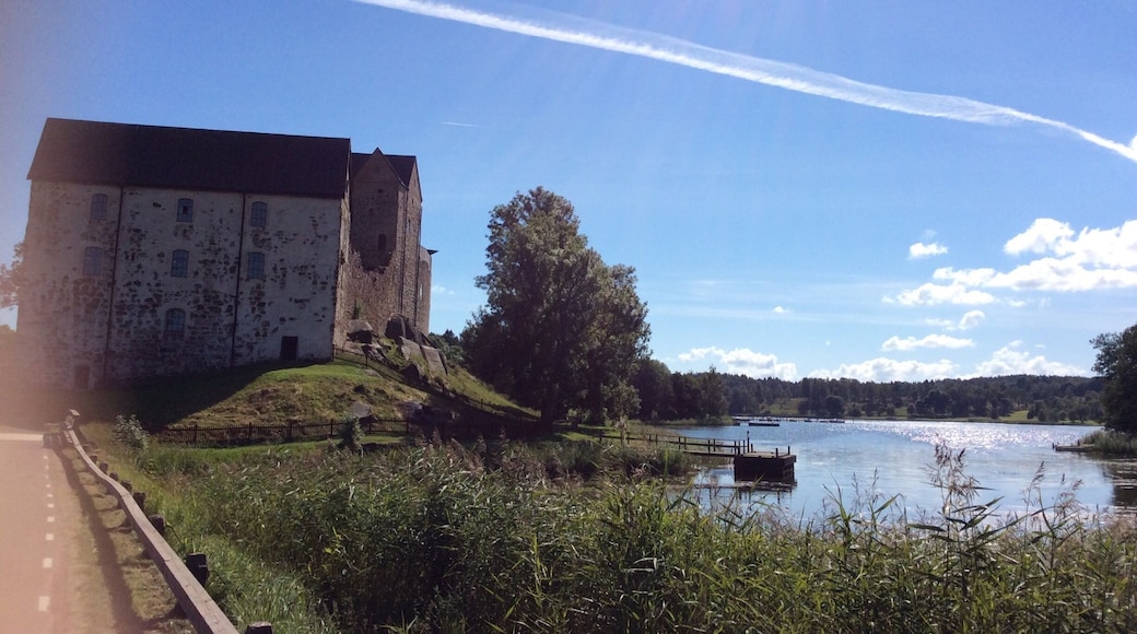Glorious sunshine that defeats the camera at Kastelholm castle in Åland, Finland in August!
