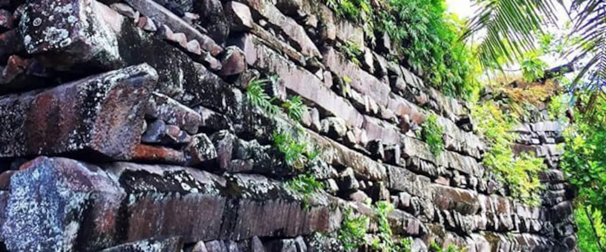 Nan Madol ruins in Pohnpei #FSM. This amazing archeological complex should be on a world heritage list. A series of basalt column islets built on a coral reef, the structures at Nan Madol continue to baffle archeologists. Hire a boar to see all of the intricate structures on the reef, or pay around $7 (a few dollars to a few different gatekeepers) to gain access to the main structure from land. Make sure you take a local with you to negotiate!