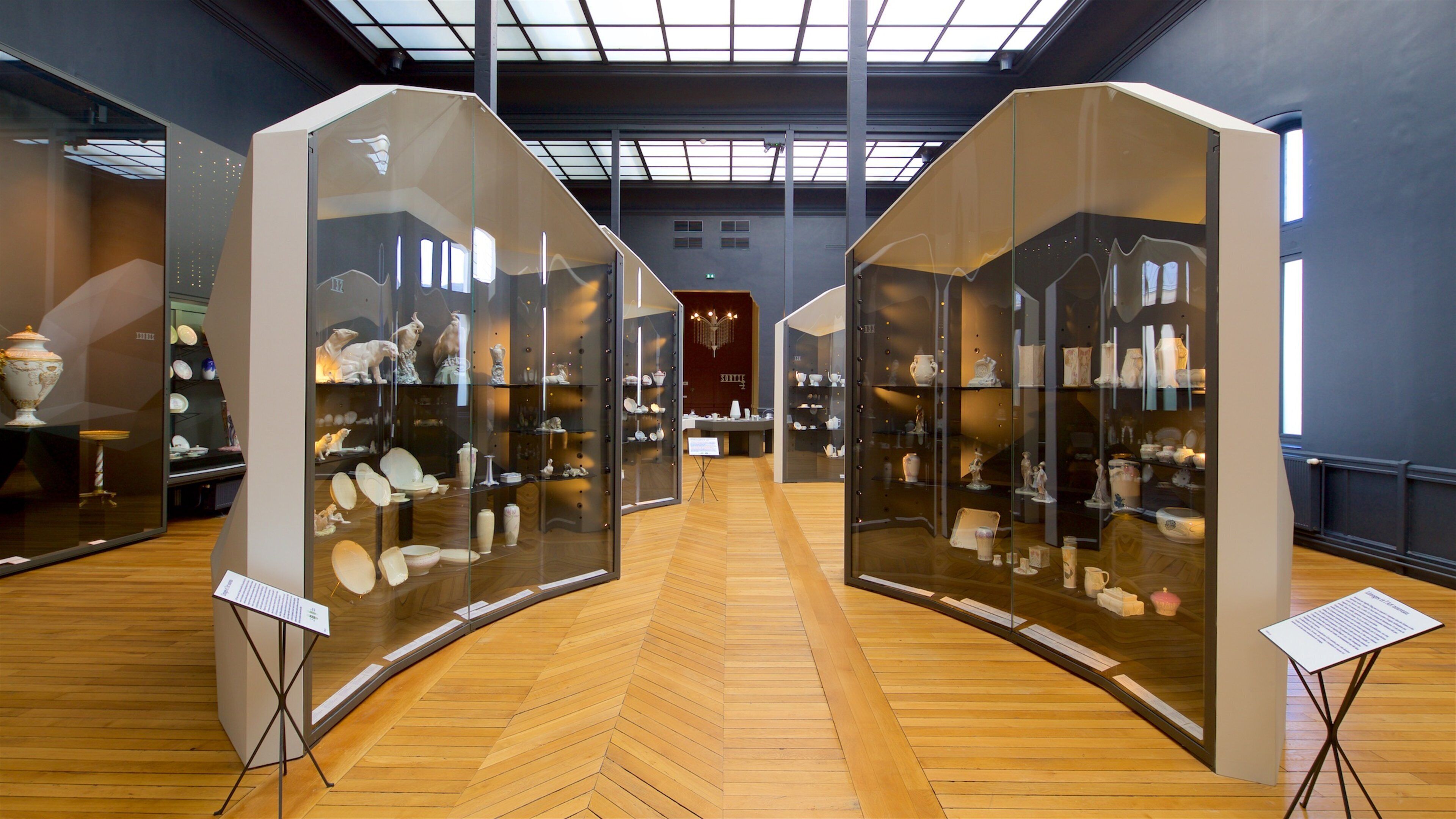 Musee National Adrien Dubouche featuring interior views