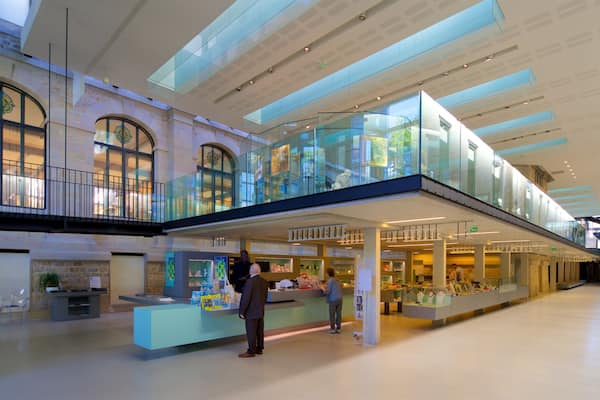 Musée National Adrien Dubouché qui includes vues intérieures aussi bien que petit groupe de personnes