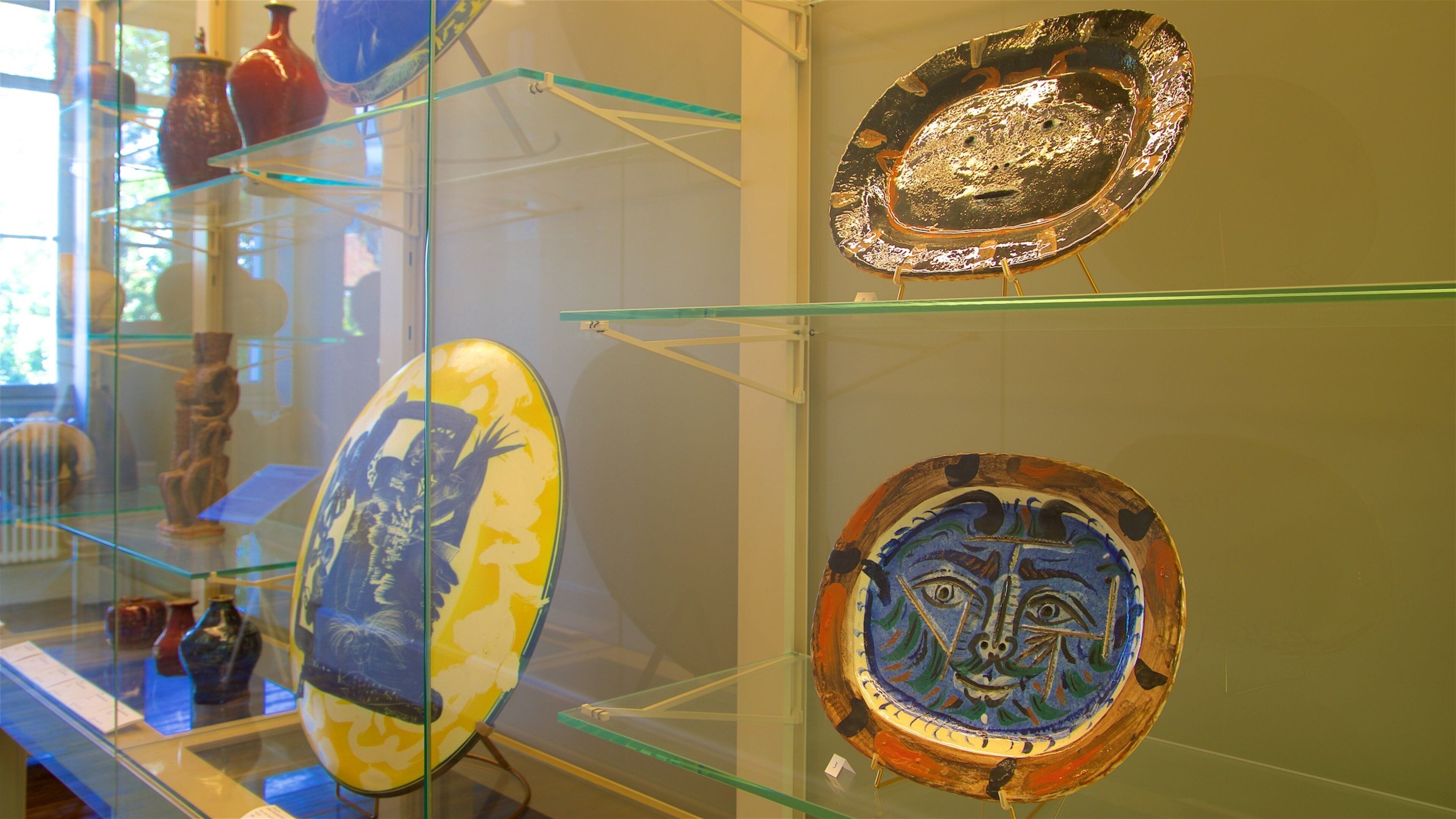 Musee National Adrien Dubouche caracterizando vistas internas e arte