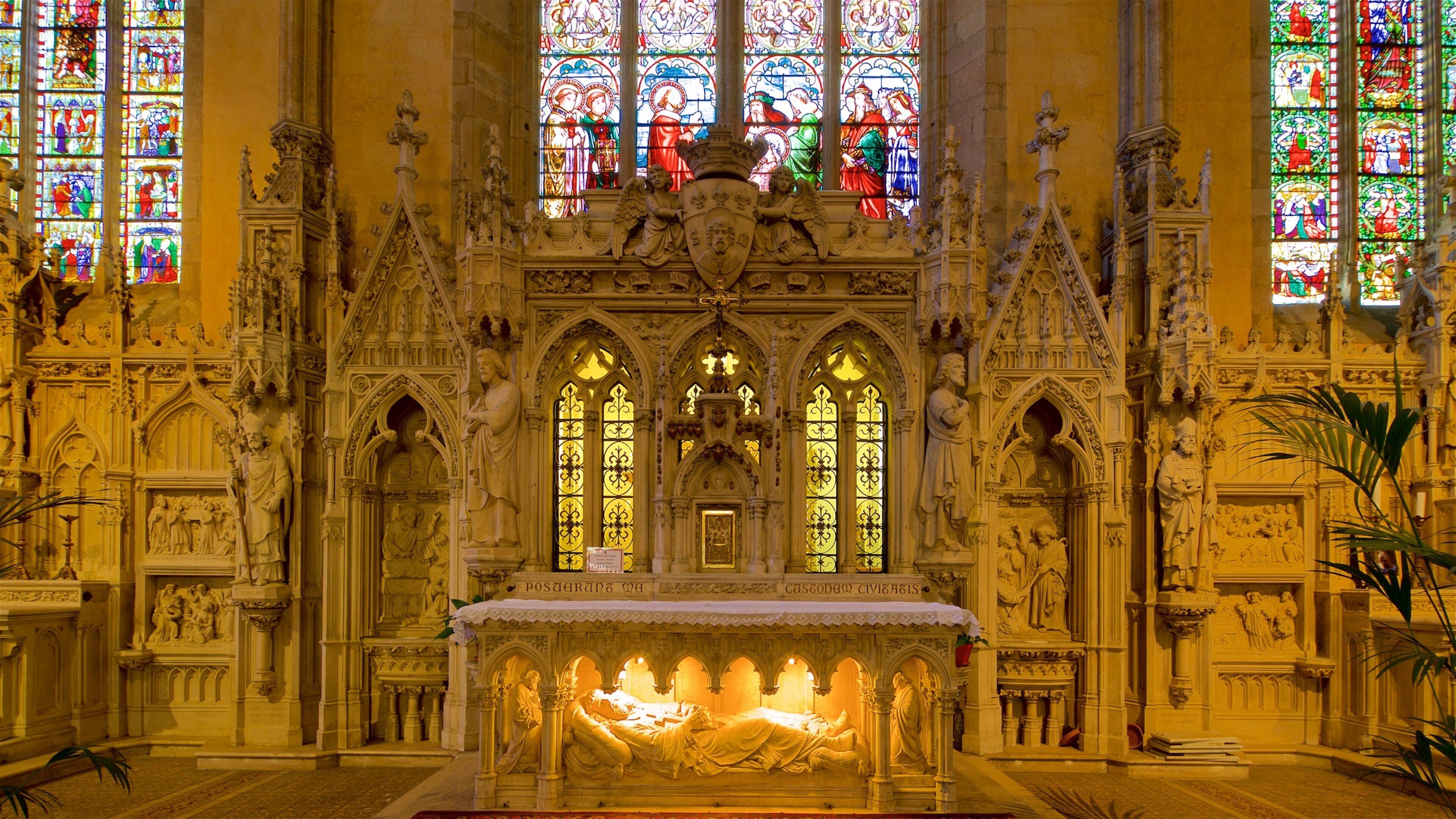 Eglise Saint-Michel-des-Lions mettant en vedette patrimoine historique, vues intérieures et église ou cathédrale