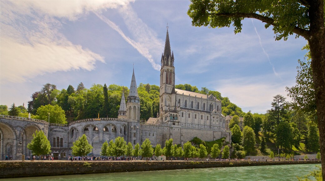 Notre-Dame de l\'Immaculee-Conception which includes a church or cathedral, heritage architecture and a river or creek