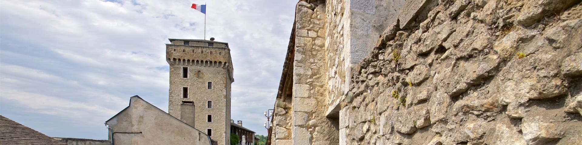 Chateau Fort Pyreneen Museum showing heritage architecture