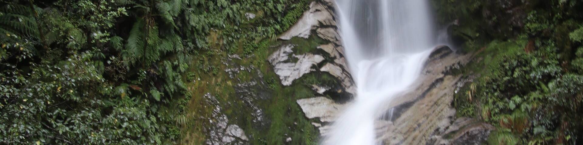 The beautiful Dorothy Falls.