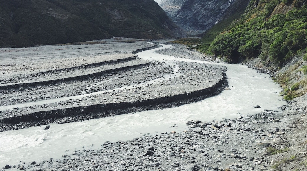 Unreal walk to the base of the glacier in NZ. A must do