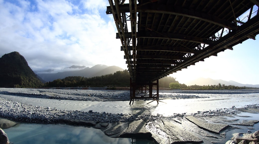 From under the bridge. Sunshine glazes the glacial runoff just down from the terminal face.
#newzealand #hiking #adventure #travel
