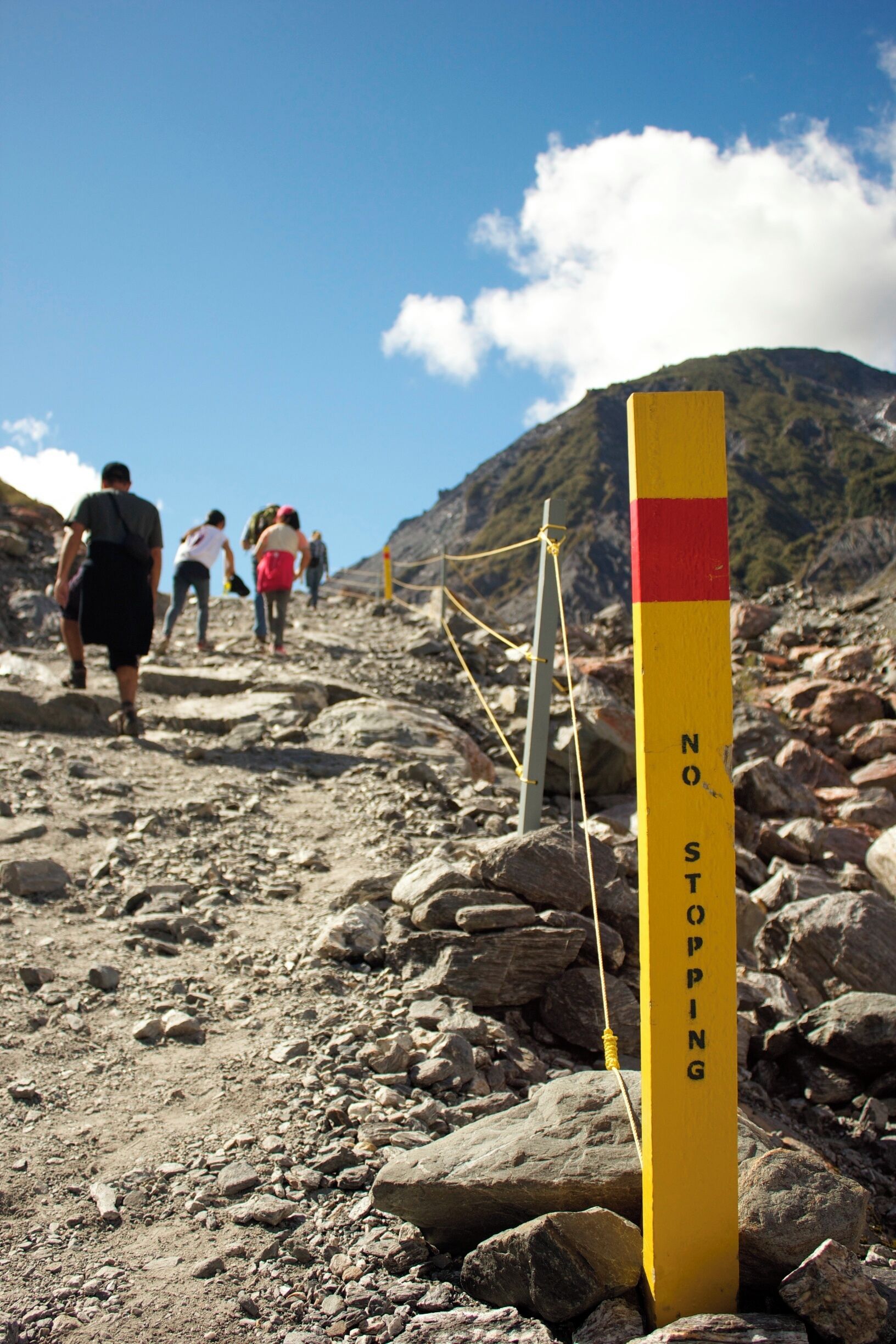 The hike gets longer every year as the glacier retreats. The terrain is very unstable, "No Stopping" signs litter the track - you don't want to stay in one place too long, if you don't want to get hit with falling rocks. The glaciers themselves are breathtaking. Make sure to see them before they are gone!
#hiking photo travel sweepstakes