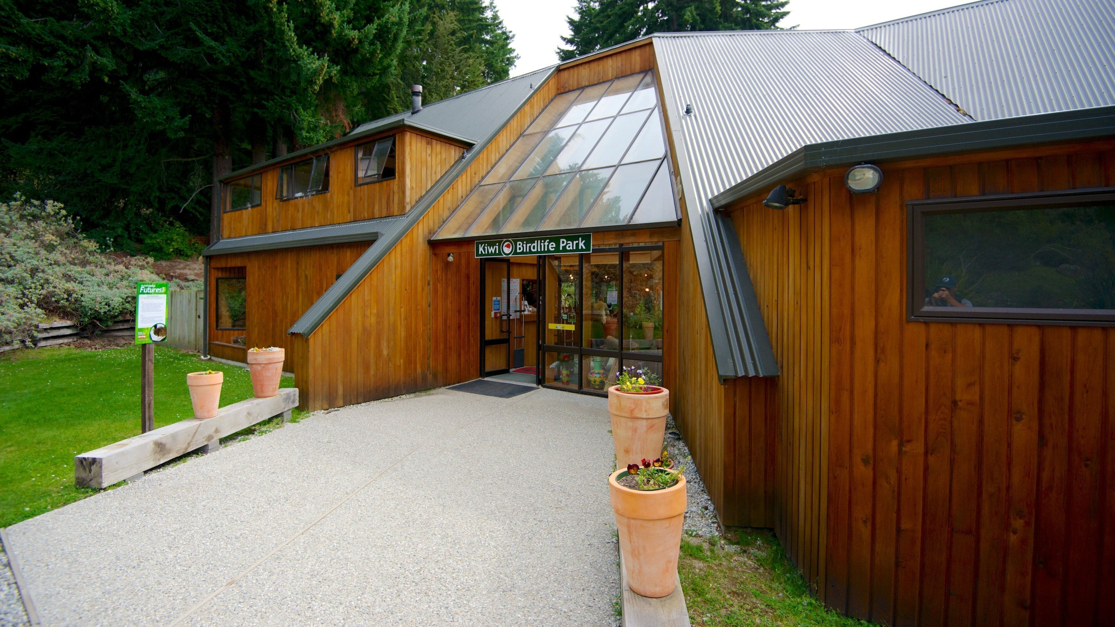 奇異鳥和鳥類公園 其中包括 房屋 和 現代建築