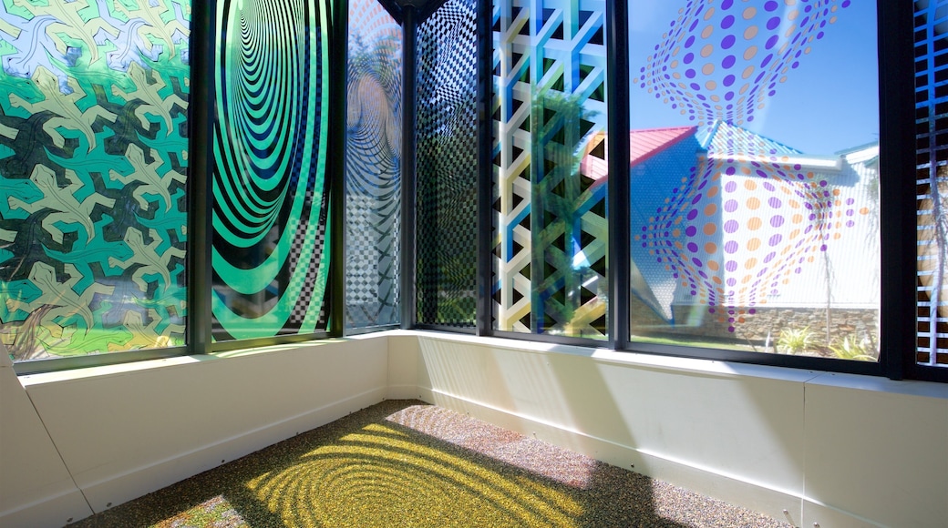 Puzzling World which includes interior views