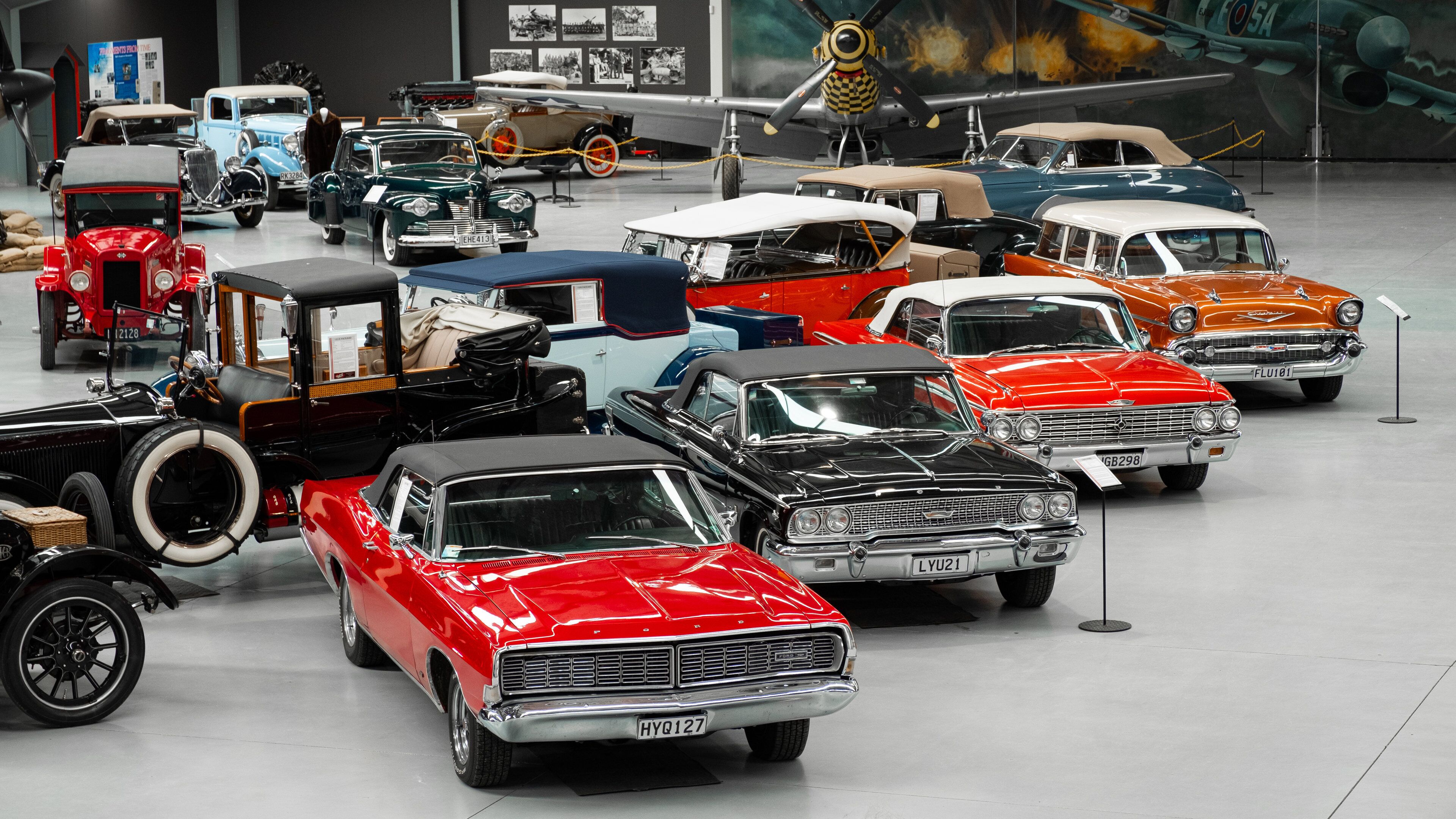 Warbirds & Wheels showing heritage elements and interior views