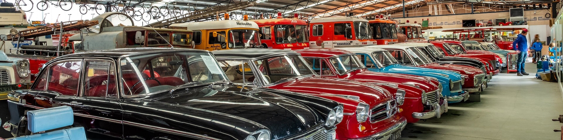 National Transport & Toy Museum showing interior views and heritage elements