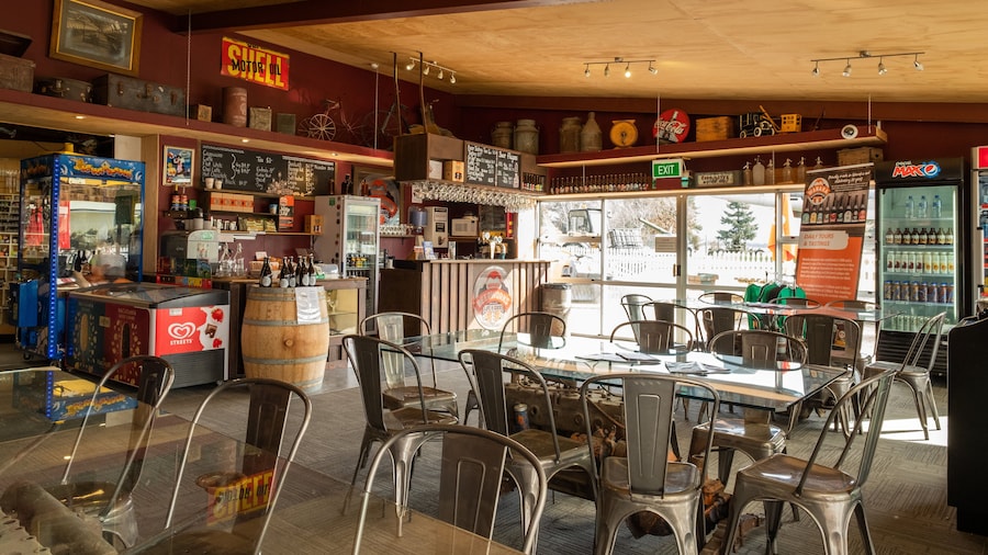 Wanaka Beerworks featuring interior views and a bar