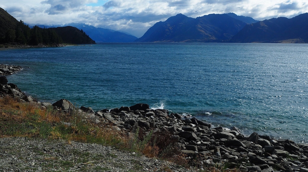 Lake Hawea, Wanaka, Otago, New Zealand. Taken at Lake Hawea Holiday Park