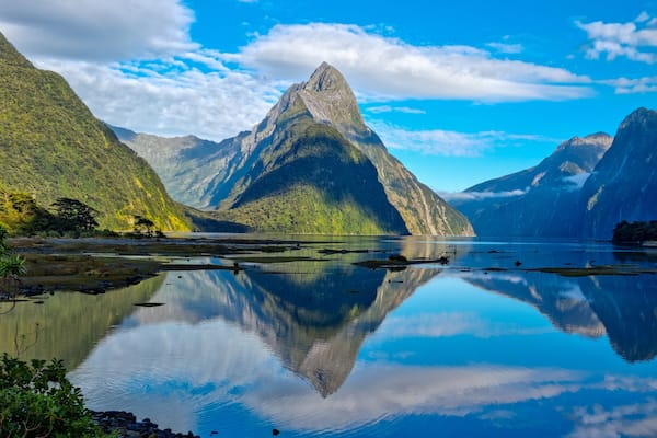 Milford Sound in Fiordland New Zealand