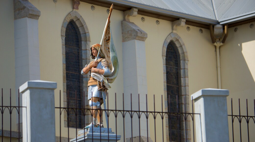 Noumea Cathedral which includes a statue or sculpture