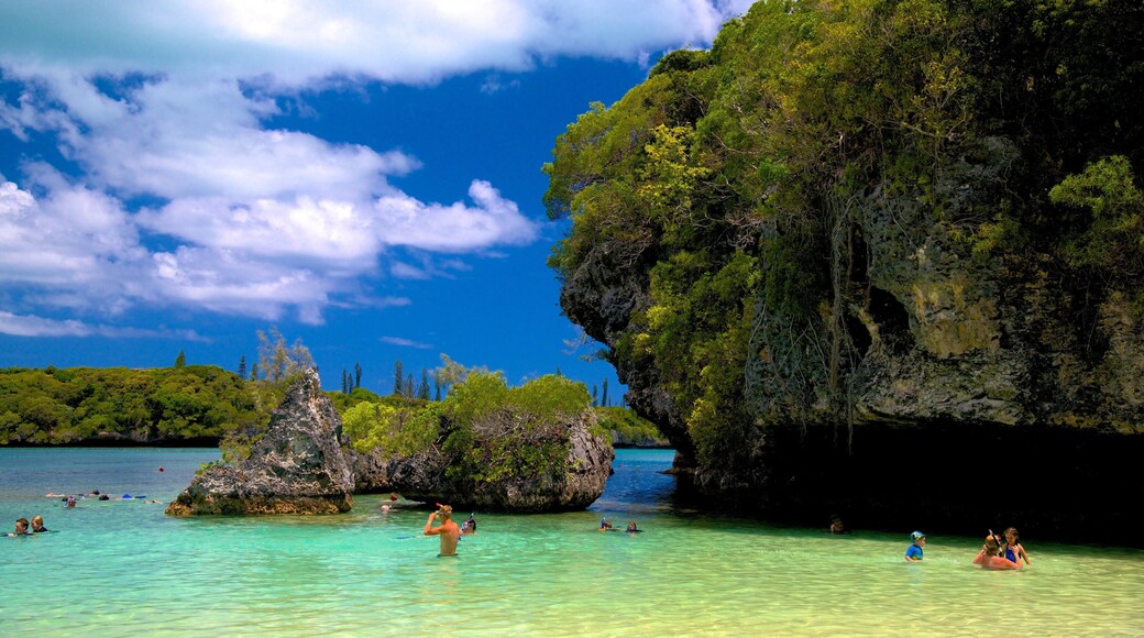 Plage de Kanumera montrant vues littorales